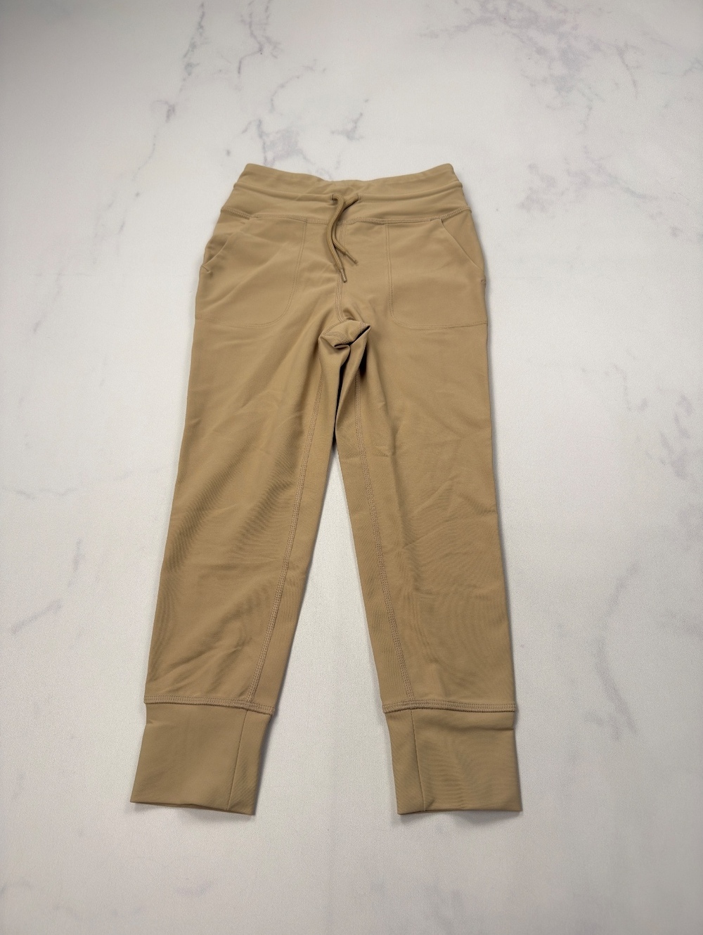 Old Navy High-Rise Wide Leg Leggings Tan Modern Minimalist Wide Leg - Womens S